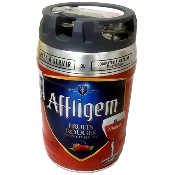 Fût de fête Affligem Fruits Rouge Fût de 5 litres avec robinet 5,2% vol.