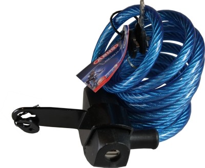 Câble de verrouillage vélo avec clé 490/160 enfants s bleu