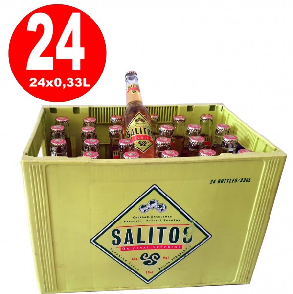 24x Bière Salitos Cerveza Tequila 0,33Lbottle caron