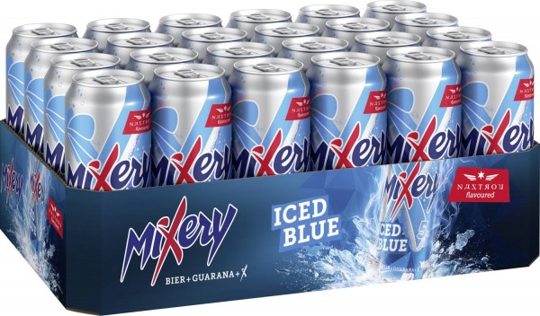24 x Karlsberg Nastrov Flavour Iced Blue energy 0,5L bidon 5% vol. jetable