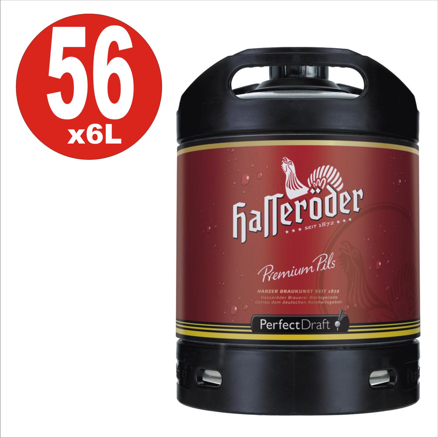 Fut de biere Hasseroeder Perfect Draft Permium Pils fût de bière 6 litres 4,9 vol. myfood Fut de biere Hasseroeder Perfect Draft Permium Pils fût de bière 6 litres 4,9 vol. myfood