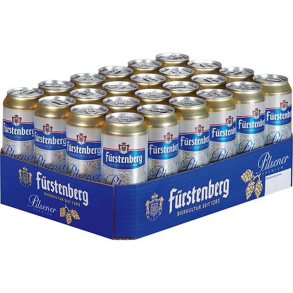 2 x Fuerstenberg Pils 24x0,5L = 48 canettes 4,9% Vol.