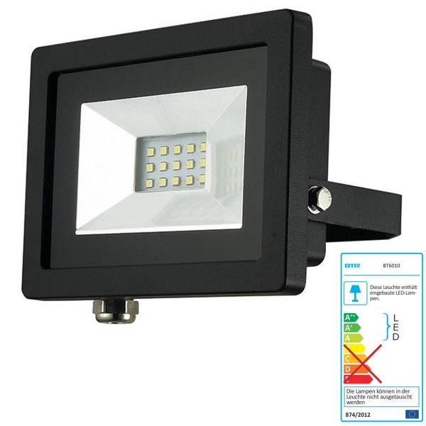 Mieux éclairage LED Spot 10W - BT6010 - aluminium moulé sous pression noir