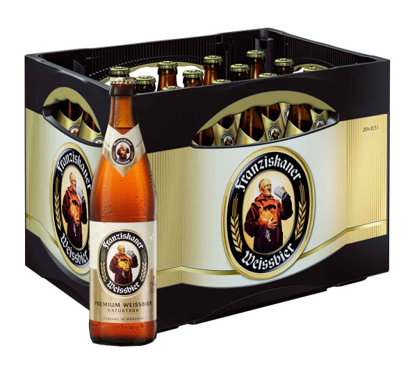 Franziskaner Hefeweisbier 0,5 l Flasche