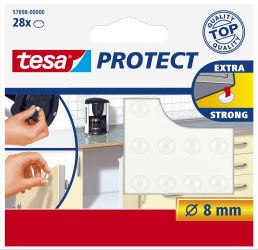 TESA protéger *Glisser / Laermstopper, rund.transparent, 8 mm