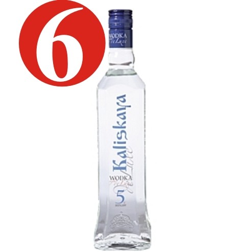 6x Kaliskaya vodka DELUXE 40 % vol.-0,7 l