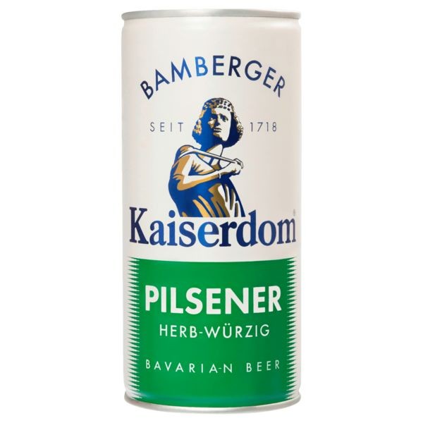 12 x 1L Kaiserdom Pilsener 4,9% vol.tarte épicée canette de 1 L À consommer de préférence avant 28.3.25 - Réduit