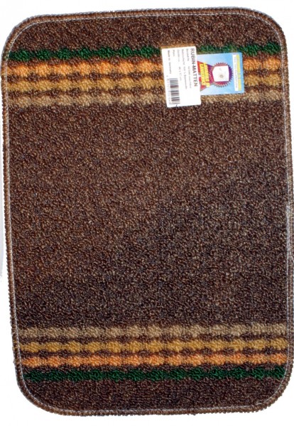 Rubin mat Polo brun foncé 40 x 57