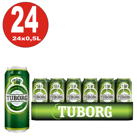 Tuborg Pilsener de Danemark 4,9% Vol.-_ EINWEG