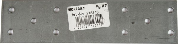160X40mm galvanisé disques perforés