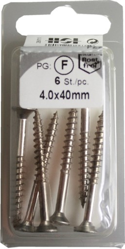 Vis d'agglomérés pozidrive