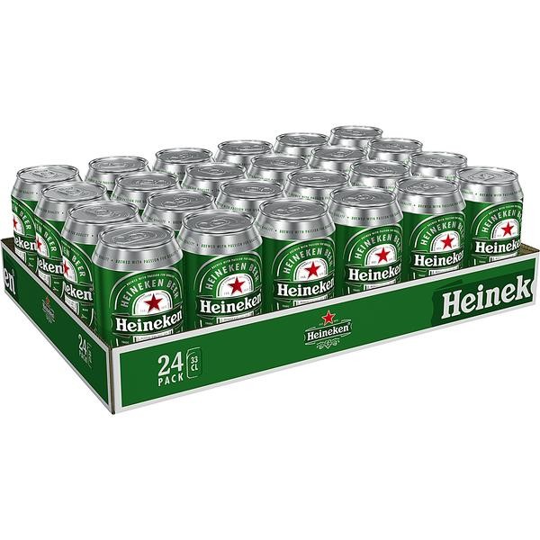 Bidons 24x0,33L Heineken Lager Beer 5% BBD-REDUCED: 30.9.23