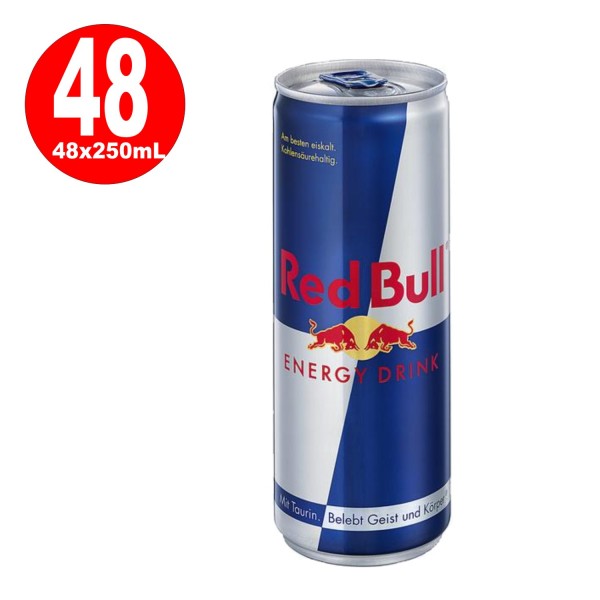 2 x Red Bull Energy Drink 24 x 250 ml = 48 canettes_INWAY
