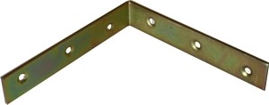 Angle de la Chaire brillant de 125 mm zingué