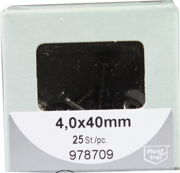 Agglomérés vis Torx avec Bohrsp. acier inoxydable 4, 0x40mm