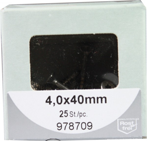 Agglomérés vis Torx avec Bohrsp. acier inoxydable 4, 0x40mm