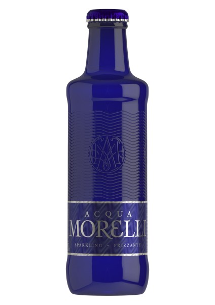 24 x 0,25 l Bouteille en verre Gastro pétillant ACQUA MORELLI dans sa boîte d'origine avec consigne réutilisable