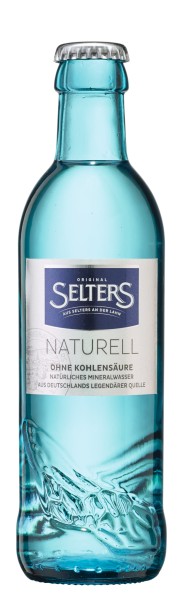 24 x bouteille en verre Selters Naturell 0,25 l dans sa boîte d'origine, consigne réutilisable