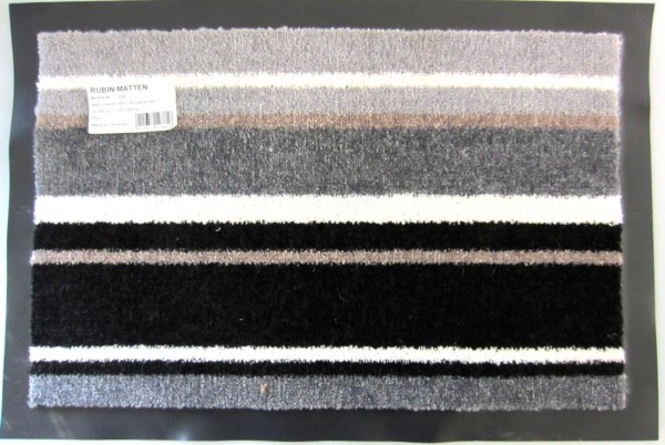Rubin Tapis à rayures de paillasson 39 x 59 cm couleurs différentes