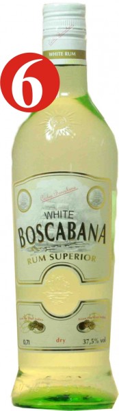 6 x Boscabana rhum blanc 37,5 % vol.-Copy